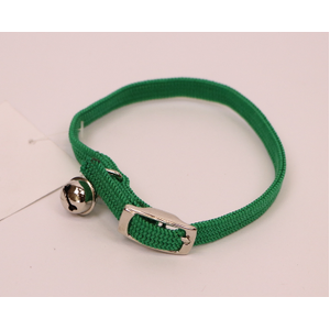 Cat Collar Nylon Stretch Green