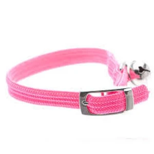 Cat Collar Nylon Stretch Hot Pink