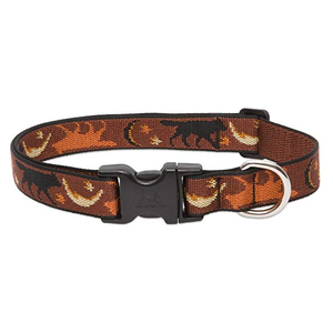 Lupine 12-20 Large Dog Collar Shadow Hunter 1 inch thick, Adjustable 12-20 inches