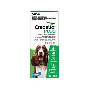 Credelio Plus Large Green 11-22kg - 3pk
