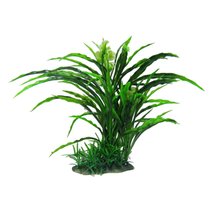 Amazon Jungle Flowering Spinifex Tree 30cm Amazon Jungle Spinifex Tree, artificial aquarium plant, reptile habitat décor, flowering spinifex decoration, aquarium ornament plant, reptile enclosure décor, artificial terrarium plant, aquatic habitat decoration, 30cm aquarium plant