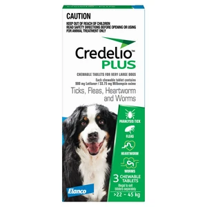 Credelio Plus XLarge Blue 22 - 45kg - 3pk