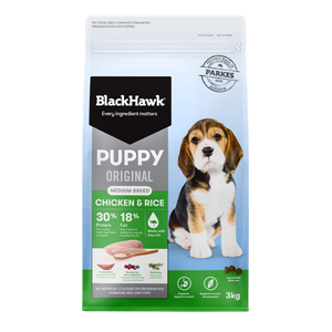 Black Hawk Puppy Chicken - Medium Breed
