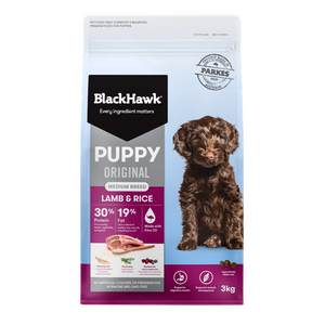 Black Hawk Puppy Lamb - Medium Breed