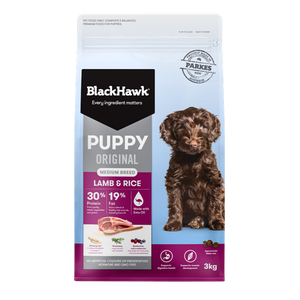 Black Hawk Puppy Lamb - Medium Breed