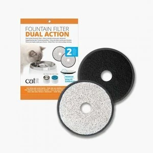 Catit 2.0 Senses Flower Water Fountain Water Softening Filter 2pk