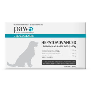 Paw Hepatoadvanced for Medium and Large dogs 30 pack