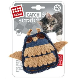 GiGwi Catch 'N' Scratch Eco Owl