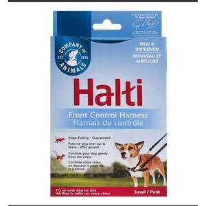 Halti Front Control Harness (Black/Red) Small