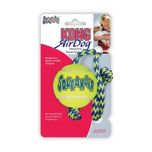 KONG Airdog Squeaker ball with rope Medium   