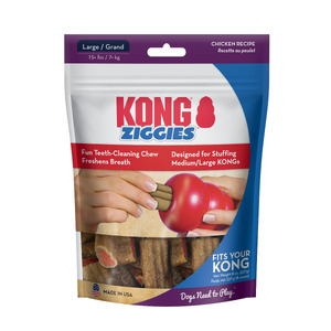 KONG Ziggies Large Treats for Adult Dogs Chicken 227gm 