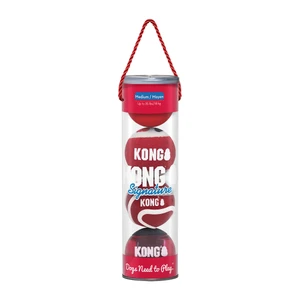 KONG Dog Signature Balls Medium 4 Pack kong dog balls, kong balls, kong fetch balls, kong medium balls, kong medium dog ball, kong signature balls, kong 4 pack balls, kong ball set, kong squeaky ball, kong squeaker ball, kong non squeaky ball, kong sport ball, kong tennis ball, dog fetch ball,