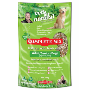 Vets all Natural Complete Mix Adult/ Senior Dog 15kg (Dr Bruce)