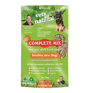 Vets all Natural Complete Mix Sensitive Skin 5kg (Dr Bruce)