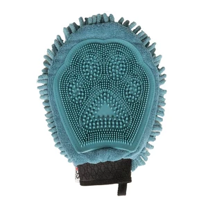 Dirty Dog Grooming Mitt Blue 