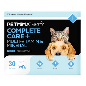 *CLEARANCE* Petmima Complete Care + Multi-Vitamin & Mineral 10g x 30pk  vitamin, minerals, pet vitamins, multiviatmin, multivitamin for pets, pet vitamin 