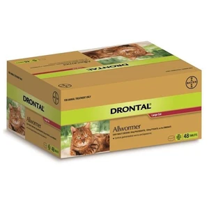 Drontal Cat worming 6kg tablets pack of 48 tablets