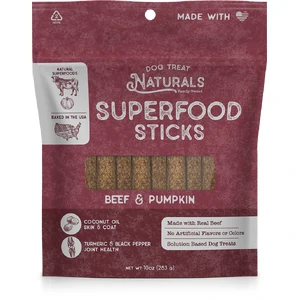 Dog Treat Naturals Beef and Pumpkin Superfood Sticks 170g