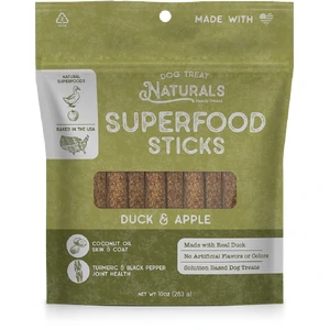 Dog Treat Naturals Duck and Apple Superfood Sticks 170g  