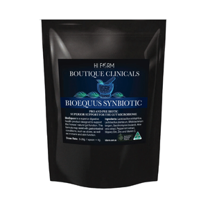 Hi Form BioEquus Gut Support Supplement bioequus horses australia, daily gut support horses, probiotic prebiotic supplement horses, equine intestinal barrier support, horse digestive balance powder, postbiotic supplement horses, horse antibiotic recovery supplement, gut inflammation support hor