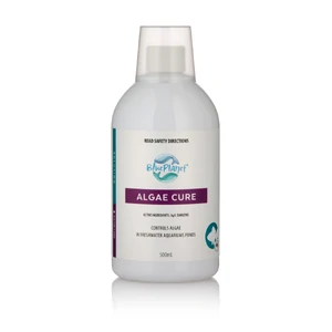 Blue Planet Algae Cure 500mL blue planet algae cure, aquarium algae treatment, algae remover for fish tanks, pond algae control, freshwater algae cleaner, blue planet aquarium treatment, algae prevention, fish tank algae solution, simazine aquarium, blue planet algae clear