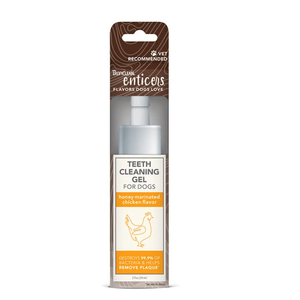 TropiClean Enticers Teeth Cleaning Gel For Dogs - Honey Marinated Chicken 59ml
