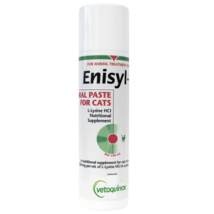 Enisyl F Oral Lysine Paste For Cats 100gm herpes, cat, cat herpes, feline, feline herpes, L-Lysine
