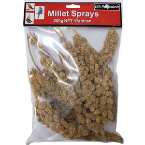 Elite Pet Panican Millet Spray millet spray bird treat, elite pet millet, small bird treat, budgie treat, cockatiel millet, natural bird treat, aviary millet spray