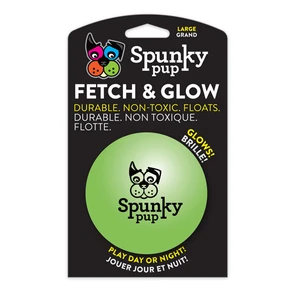 Spunky Pup Fetch & Glow Large Ball 9cm