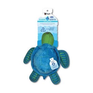 Spunky Pup Clean Earth Dog toys Turtle Large 10 _ 9 _ 3 in 