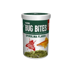 Fluval Bug Bites Spirulina Flakes fluval bug bites spirulina flakes, spirulina fish food, tropical fish flakes, color enhancing fish food, insect based fish food, bug bites flakes, krill fish food, plant based fish diet