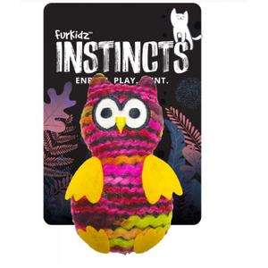 Furkidz Instincts Stunned Owl Cat Toy