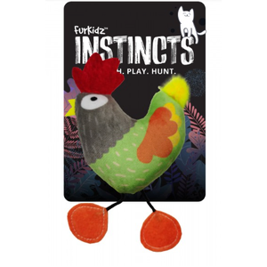 Furkidz Instincts Crowing Rooster Cat Toy