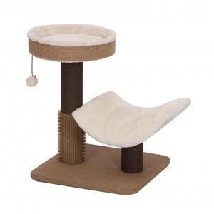 *CLEARANCE* Furkidz "Cushy" Jute/Fleece/Rubber Cat Home 55Hx45x45cm