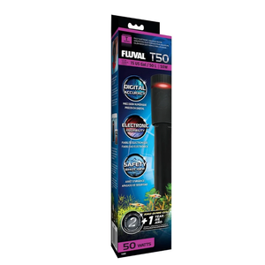 Fluval T Series Electronic Heater - 50 Watt Flooval T Series Electronic Heater - 50 Watt