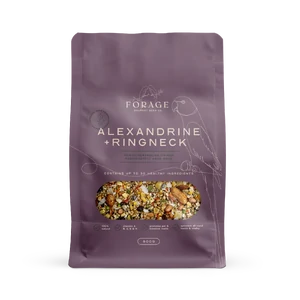Forage Gourmet Ringneck & Alexandrine Bird Seed Forage Ringneck Alexandrine bird seed, parrot mix, gourmet bird food, Alexandrian food, ringnek bird seed, ringneck seed mix