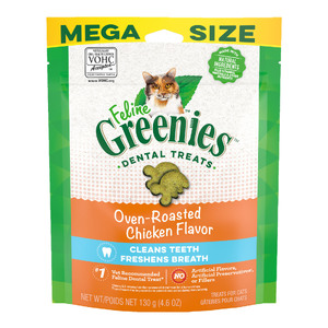 Greenies Feline Chicken Dental Treats 130g