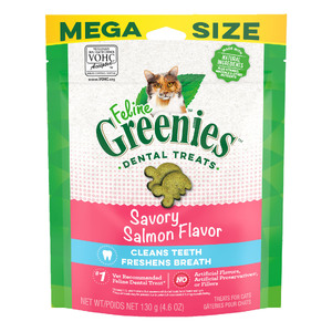 Greenies Feline Salmon Dental Treats 130g