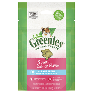 Greenies Feline Salmon Dental Treats for cats 60gm