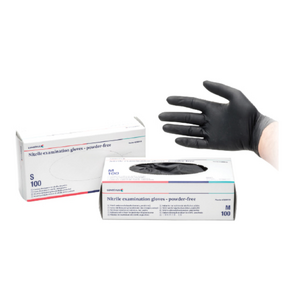Covetrus Nitrile Black Powder-Free Examination Gloves 100pk