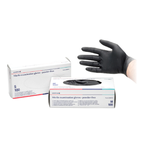 Covetrus Nitrile Black Powder-Free Examination Gloves 100pk