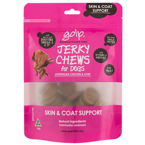 *CLEARANCE* Golp Skin & Coat Support Jerky Chews 150g
