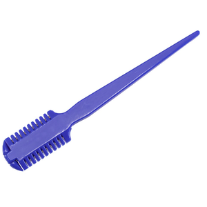 Showmaster Plastic Thinning Razor - Blue horse thinning razor, mane and tail thinning tool, equine grooming razor, Showmaster grooming tool, horse mane razor, tail thinning comb, horse grooming accessories, show grooming tools