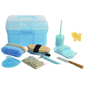 Pony Club Horse and Pony Grooming Kit BABY BLUE