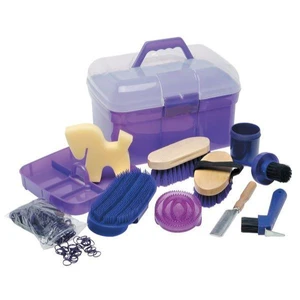 Pony Club Horse and Pony Grooming Kit PURPLE