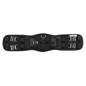 Equi-Prene Supa-Comfort Dressage Girth - Black equi-prene dressage girth, supa comfort girth, memory foam horse girth, black dressage girth, equi-prene girth australia, elastic dressage girth, horse girth with elastic ends, soft dressage girth, anti-chafe girth horses, comfortable dressage girth