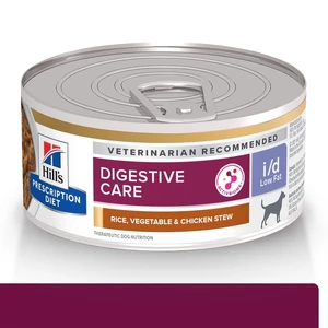 Hills Prescription Canine I/D 156gm x 24 Low Fat Chicken & Vegetable Stew