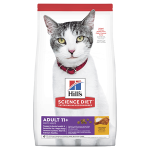 Hills Science Diet Adult 11+ Senior Dry Cat Food 1.58kg