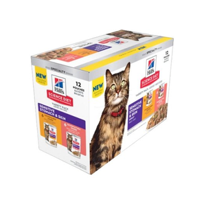 Hills Science Diet Feline Adult Sensitive Stomach & Skin 12 x 79g