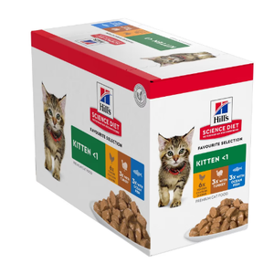 Hills Science Diet Feline Kitten Variety Pouches